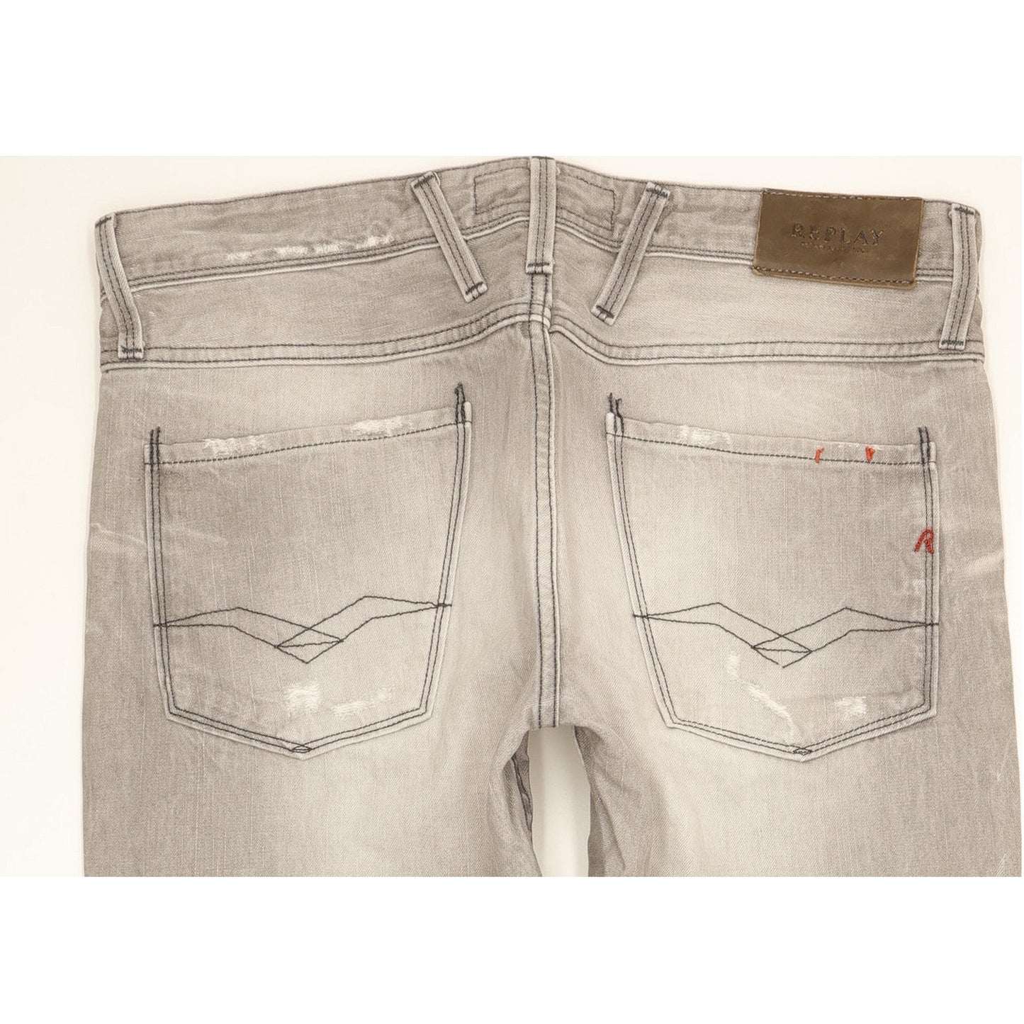 Replay Anbass Men Grey Skinny Slim Jeans W33 L31