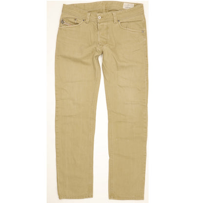 Diesel Darron Men Beige Tapered Slim Jeans W31 L30