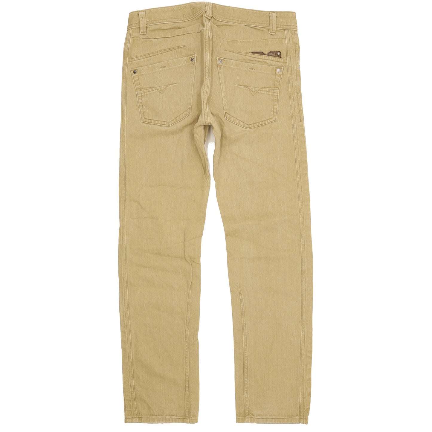 Diesel Darron Men Beige Tapered Slim Jeans W31 L30
