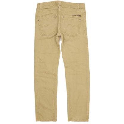 Diesel Darron Men Beige Tapered Slim Jeans W31 L30