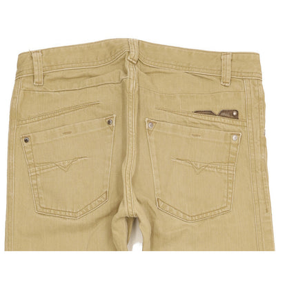 Diesel Darron Men Beige Tapered Slim Jeans W31 L30