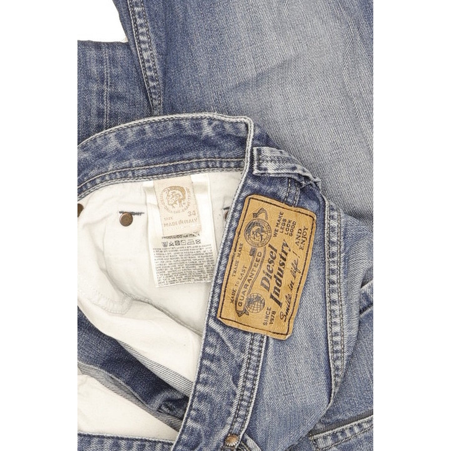 Diesel Larkee Men Blue Straight Regular Jeans W34 L34