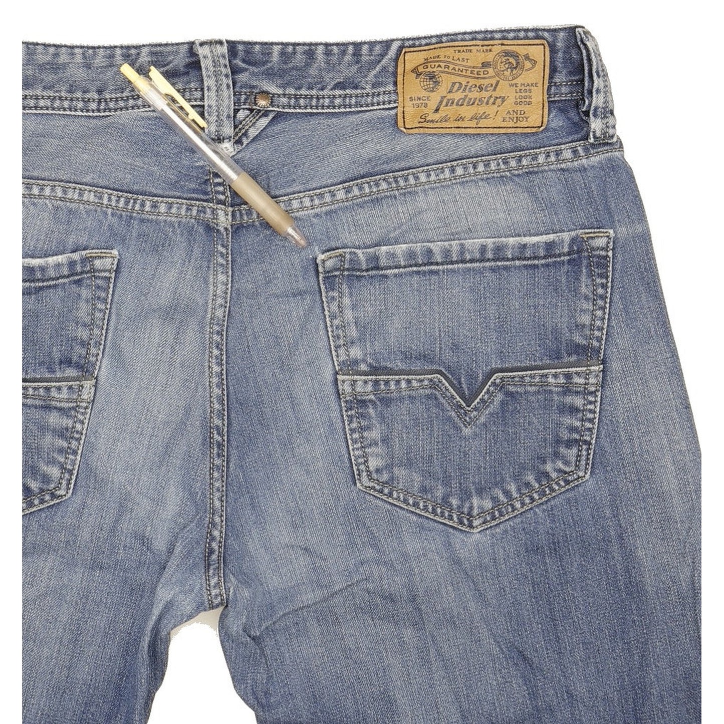 Diesel Larkee Men Blue Straight Regular Jeans W34 L34