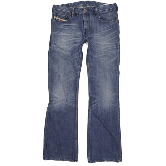 Diesel Zathan Men Blue Bootcut Slim Jeans W31 L33