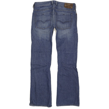 Diesel Zathan Men Blue Bootcut Slim Jeans W31 L33