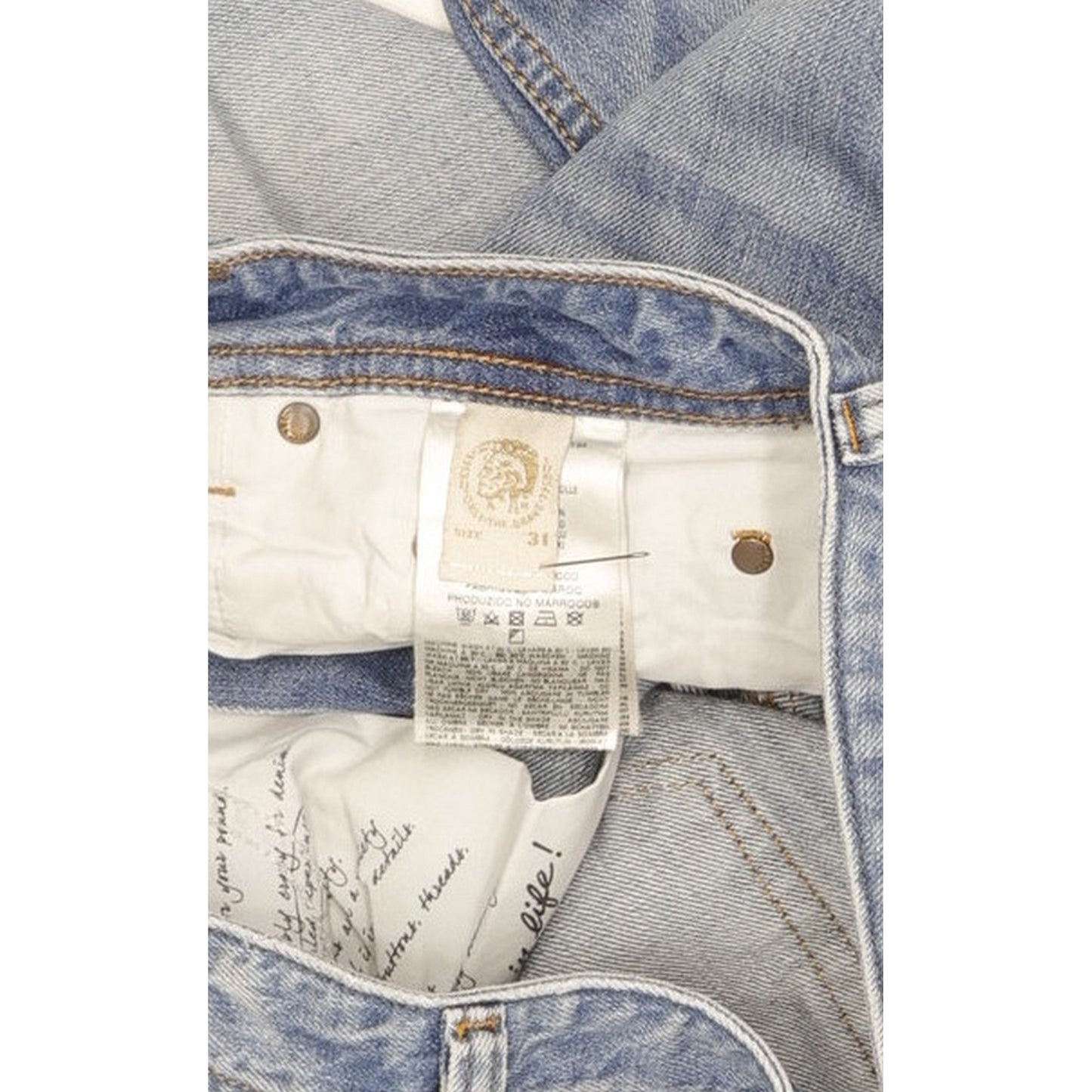 Diesel Safado Men Blue Straight Regular Jeans W31 L31