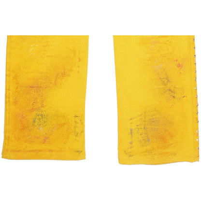 Diesel Bootzee Women Yellow Straight Slim Stretch Jeans W30 L33