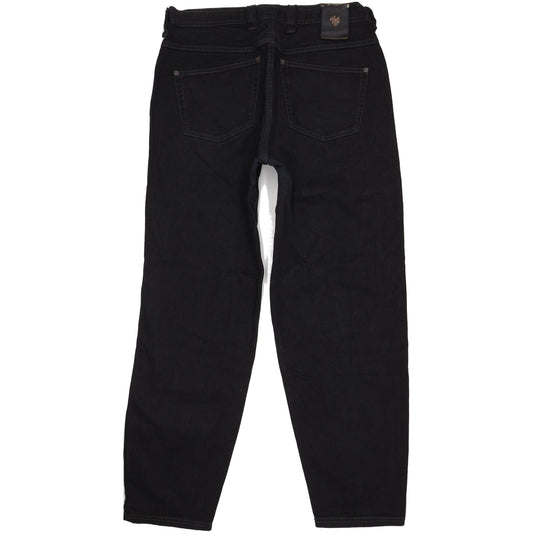 Diesel Saddle Baggy Vintage Men Black Tapered Relaxed Jeans W36 L33