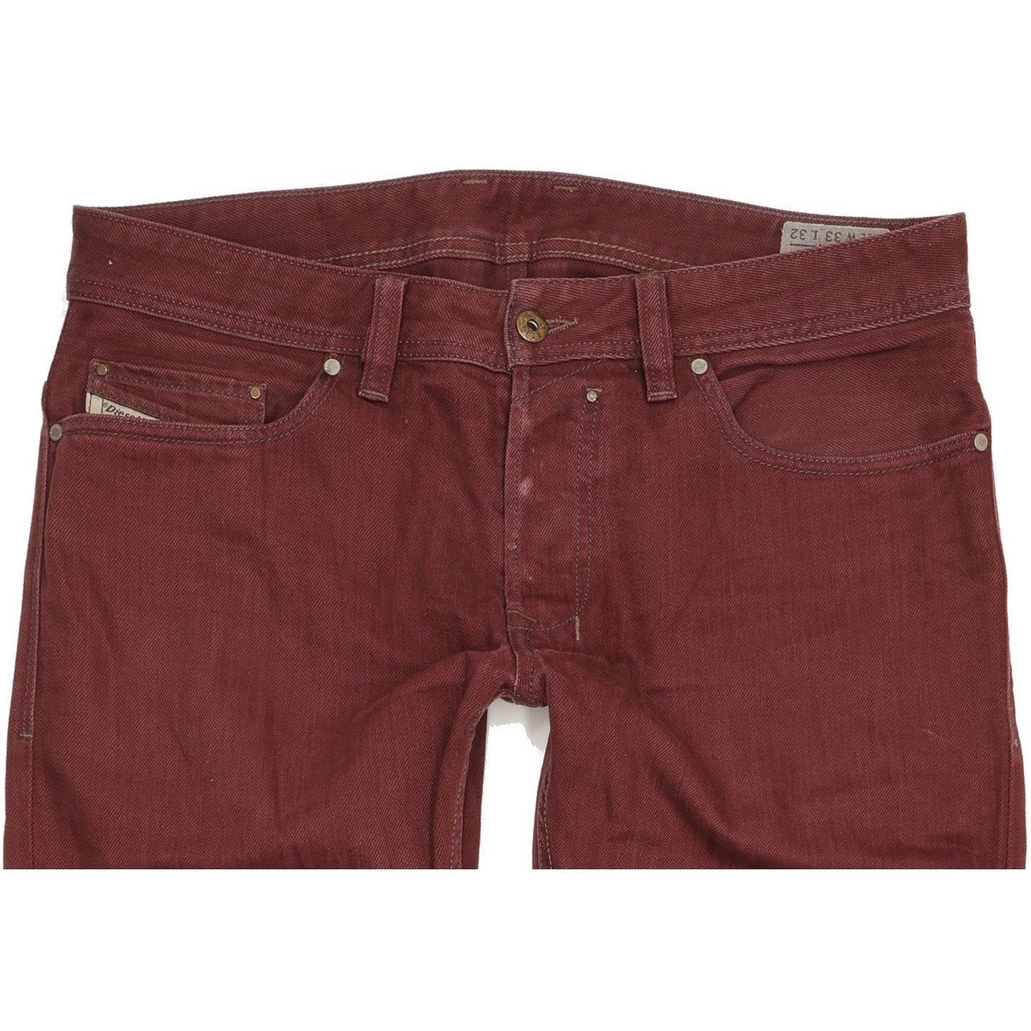 Diesel Safado Men Purple Straight Slim Jeans W33 L32