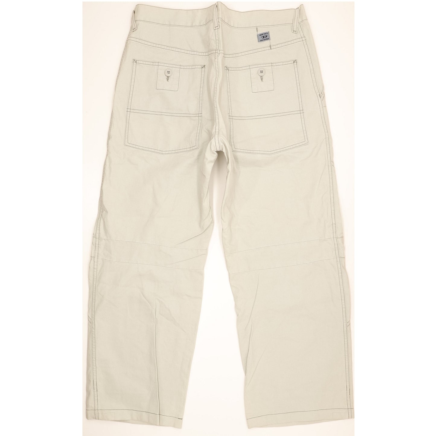 Diesel Men Grey Straight Regular Jeans W34 L28