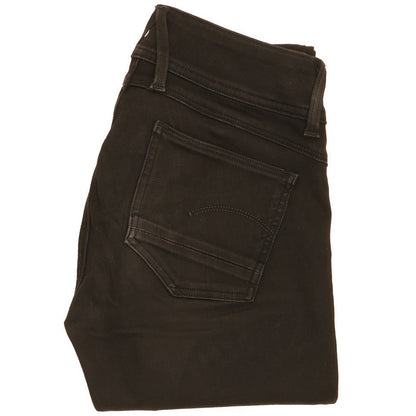 G-Star Lynn Women Black Skinny Slim Stretch Jeans W26 L31