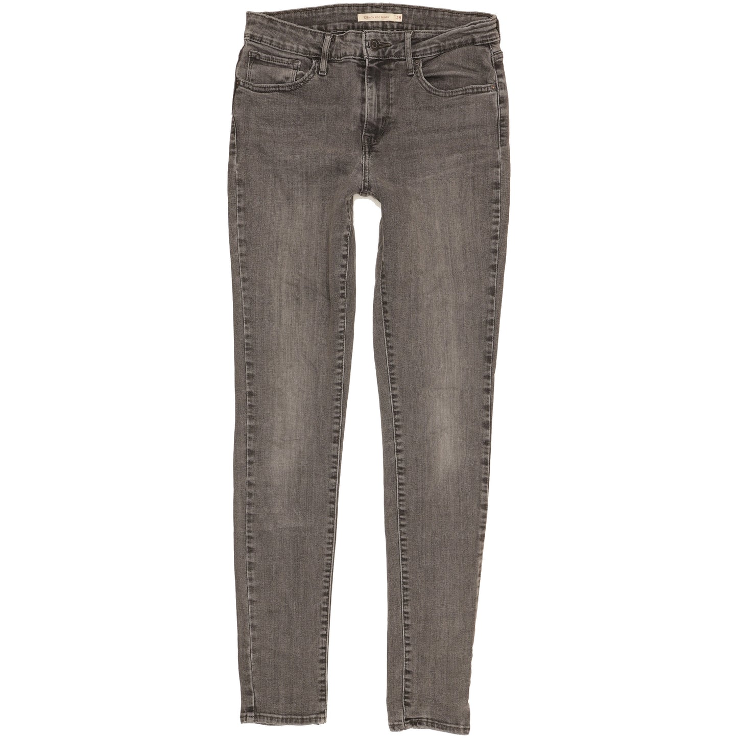 Levi's 721 Women Grey Skinny Slim Stretch Jeans W28 L32