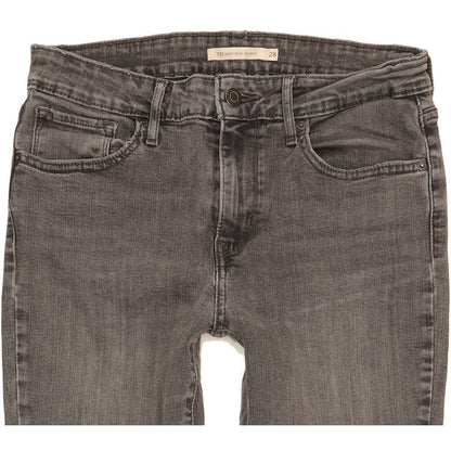 Levi's 721 Women Grey Skinny Slim Stretch Jeans W28 L32