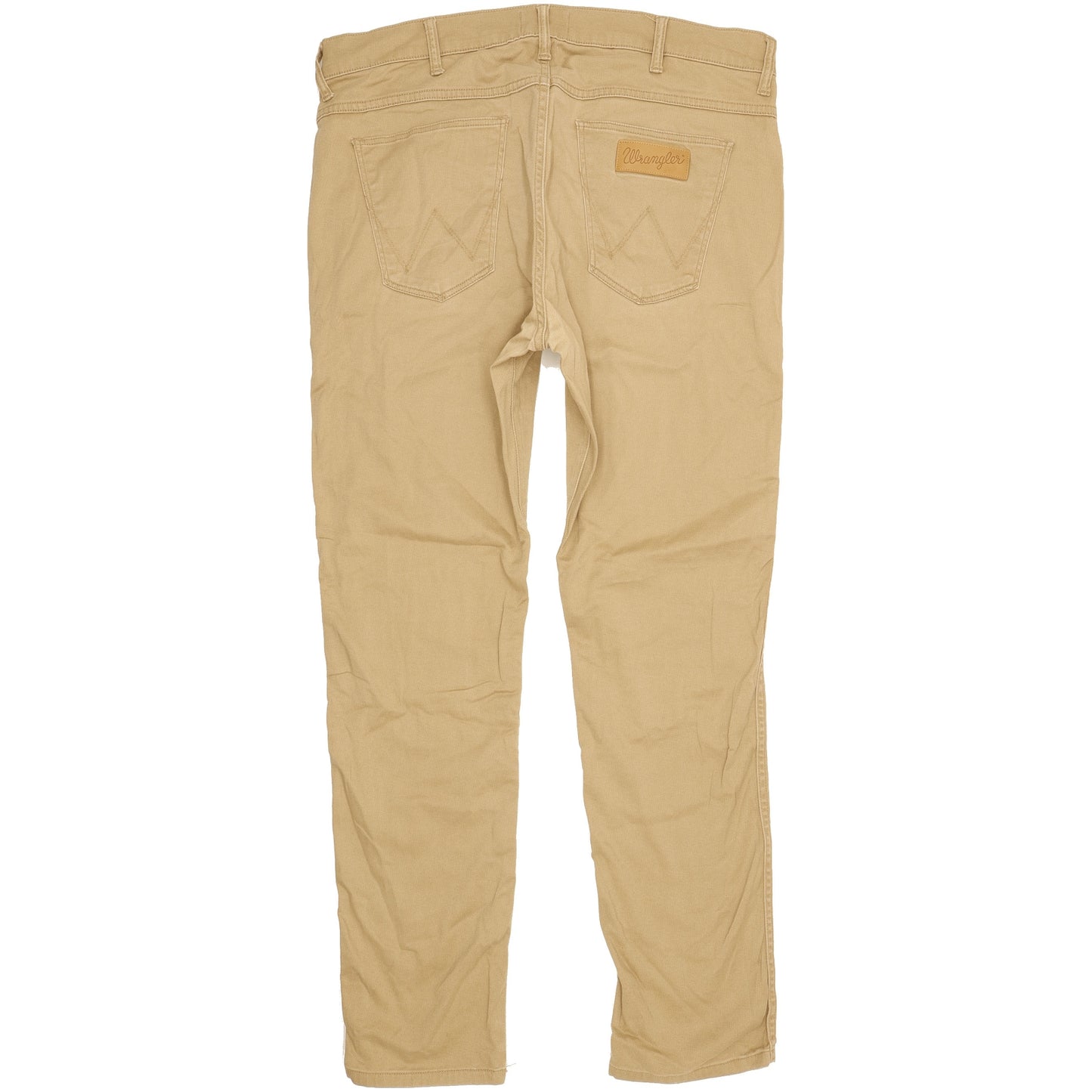 Wrangler Larston Men Beige Tapered Slim Stretch Jeans W34 L31