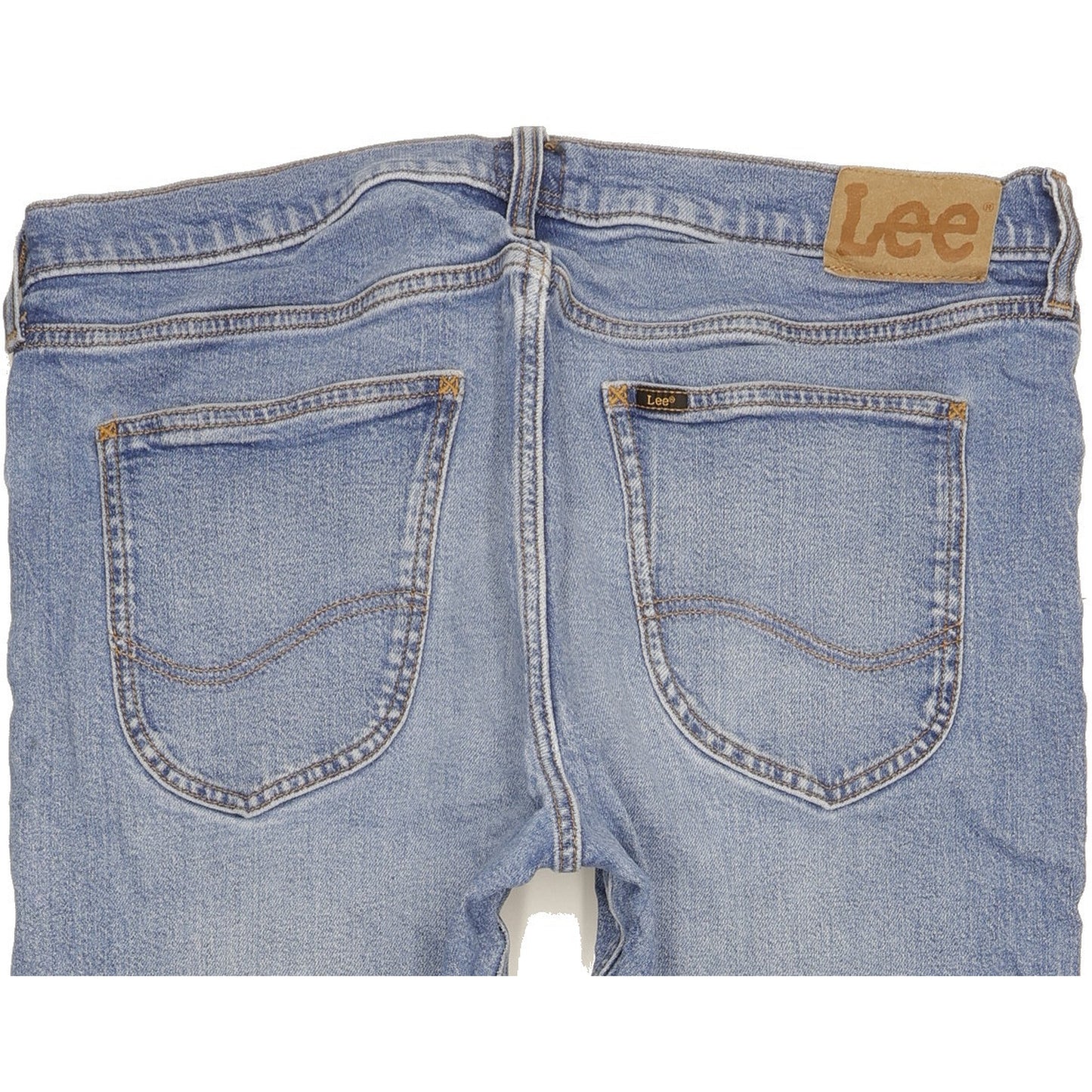 Lee Luke Men Blue Skinny Slim Stretch Jeans W34 L31