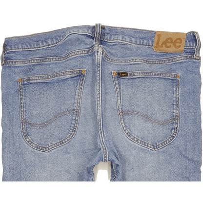 Lee Luke Men Blue Skinny Slim Stretch Jeans W34 L31