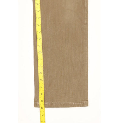 Wrangler Texas Men Brown Straight Regular Stretch Jeans W33 L28