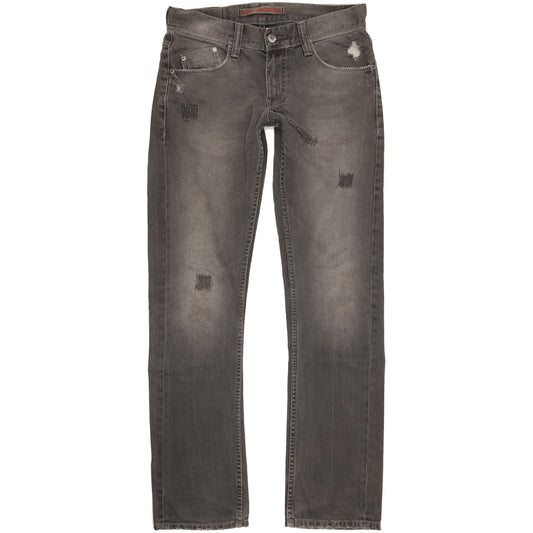 Mustang New Oregon Men Grey Straight Slim Jeans W30 L34