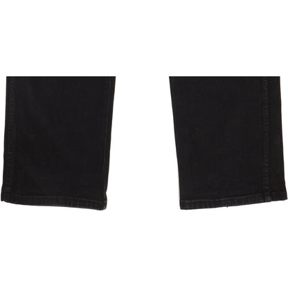 Wrangler Durable Quality Men Black Straight Regular Stretch Jeans W36 L31