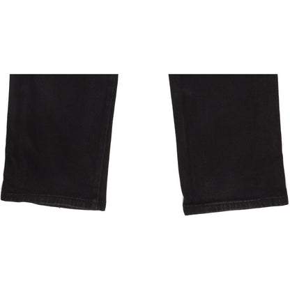 Wrangler Durable Quality Men Black Straight Regular Stretch Jeans W36 L31