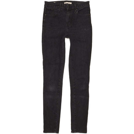 Levi's 721 Black Skinny Slim Jeans High Waisted W29 L32