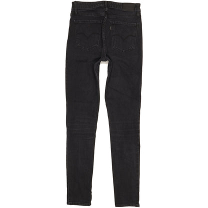Levi's 721 Black Skinny Slim Jeans High Waisted W29 L32
