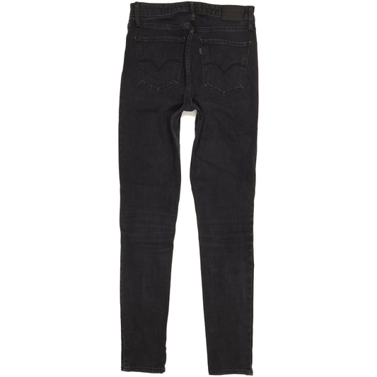 Levi's 721 Black Skinny Slim Jeans High Waisted W29 L32