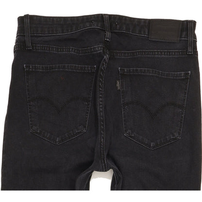Levi's 721 Black Skinny Slim Jeans High Waisted W29 L32