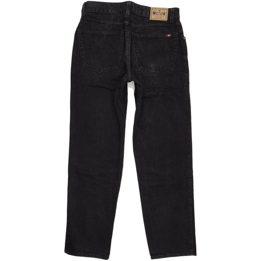 Mustang Michigan Men Black Straight Regular Jeans W33 L32