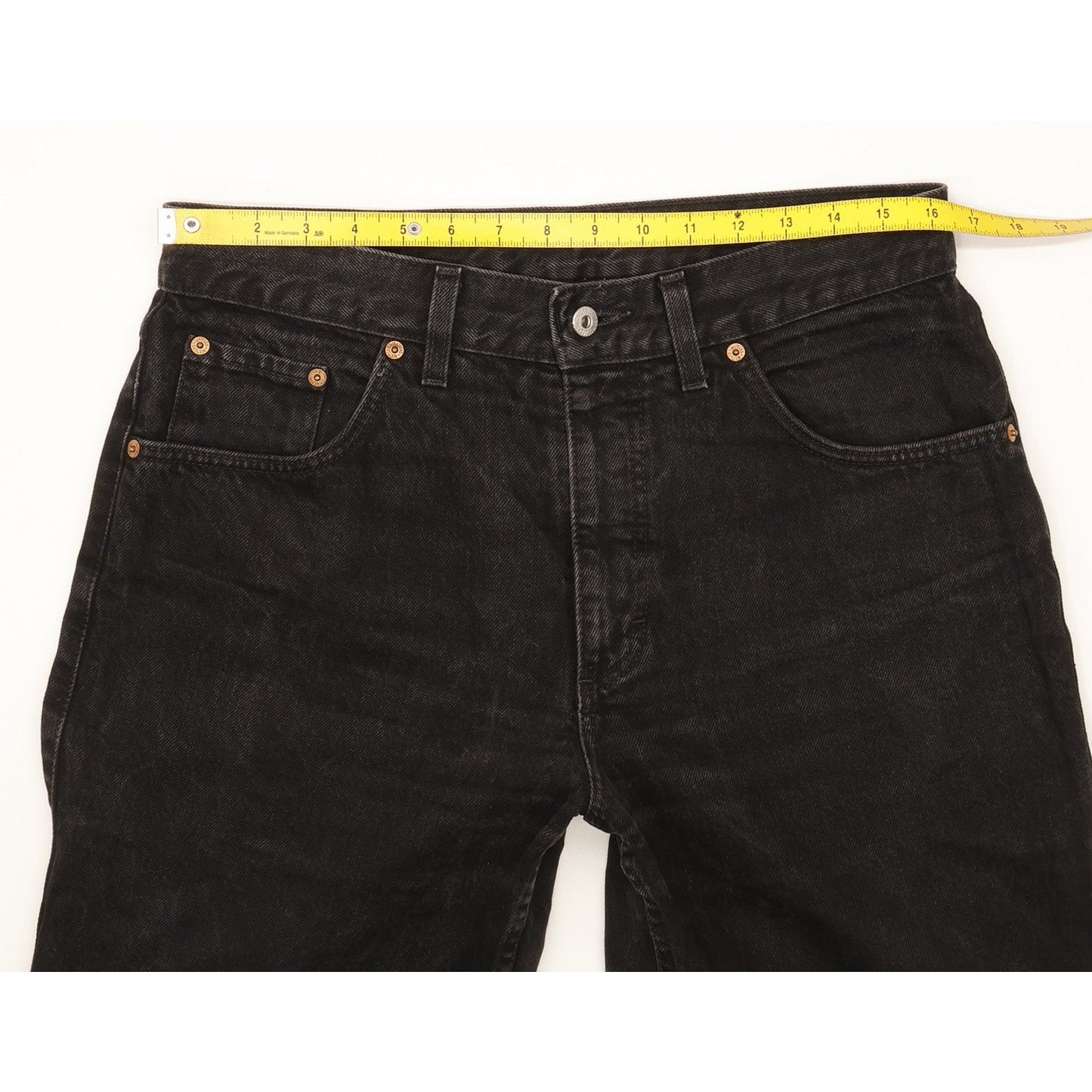 Mustang Michigan Men Black Straight Regular Jeans W33 L32