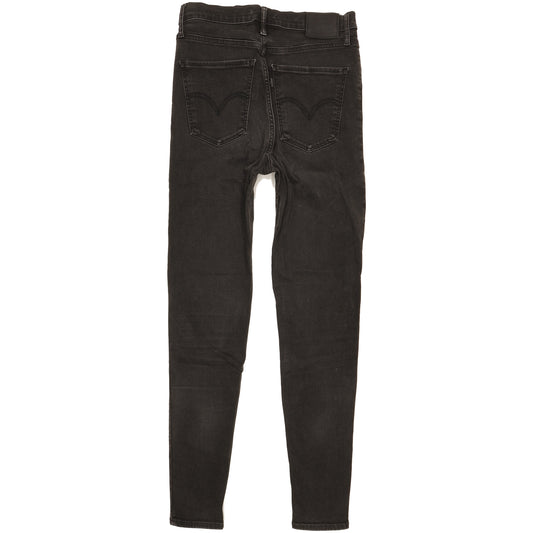 Levi's Mile Black Skinny Slim Stretch Jeans High Waisted W29 L29