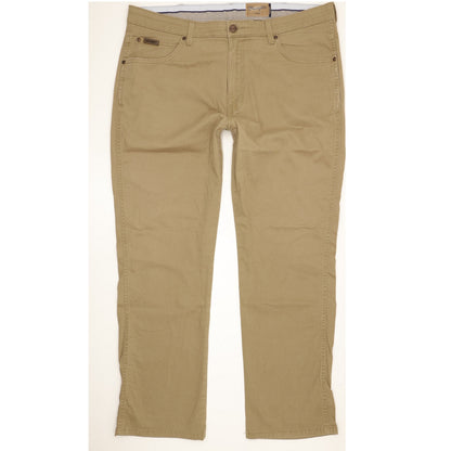 Wrangler Arizona Men Beige Straight Regular Stretch Jeans W38 L30