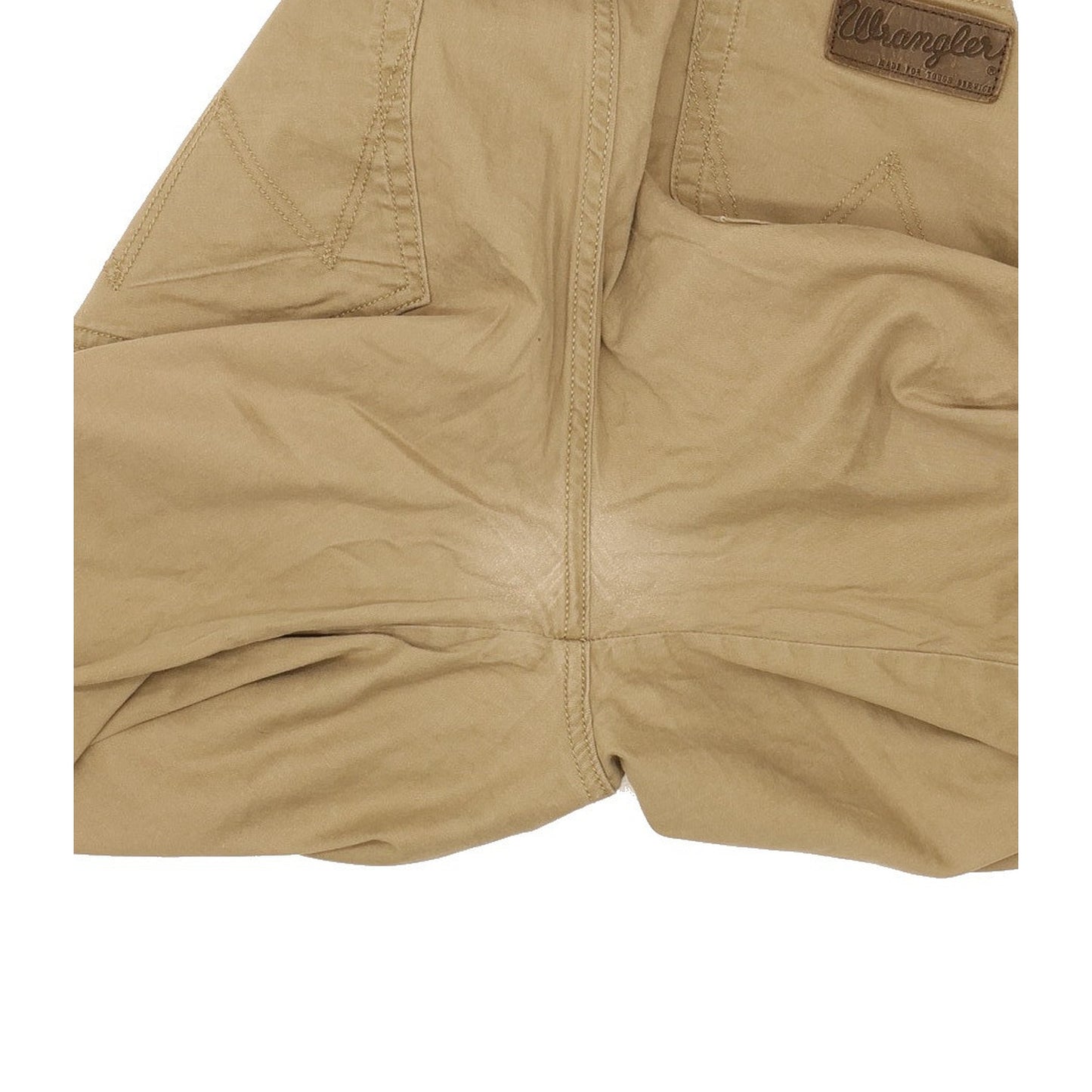 Wrangler Arizona Men Beige Straight Regular Stretch Jeans W38 L30