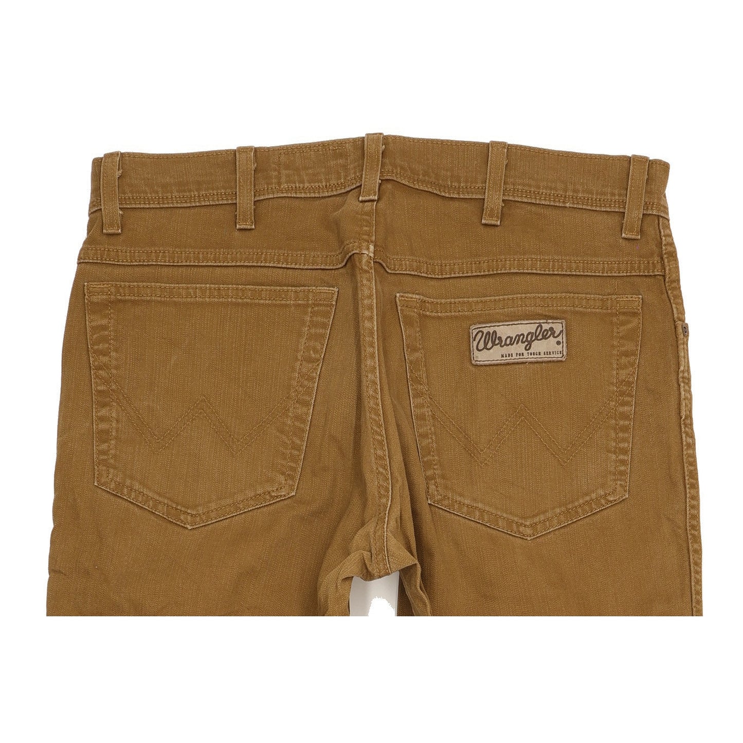 Wrangler Texas Men Brown Straight Regular Stretch Jeans W34 L31