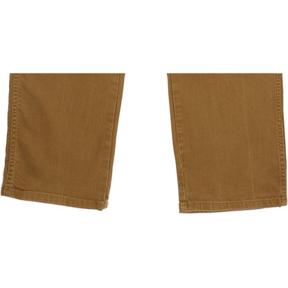 Wrangler Texas Men Brown Straight Regular Stretch Jeans W34 L31