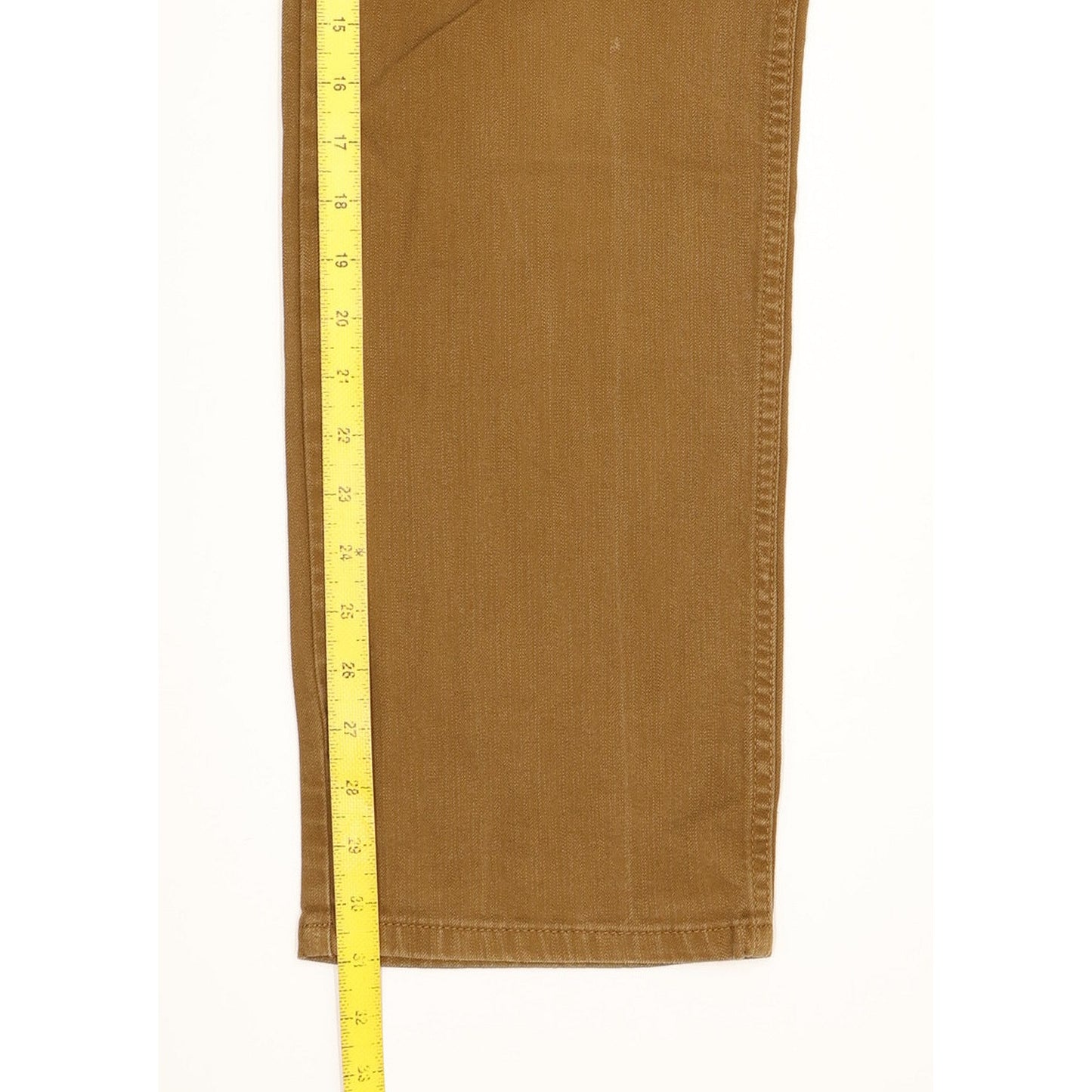 Wrangler Texas Men Brown Straight Regular Stretch Jeans W34 L31