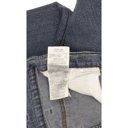 Wrangler Texas Men Blue Straight Regular Stretch Jeans W34 L34