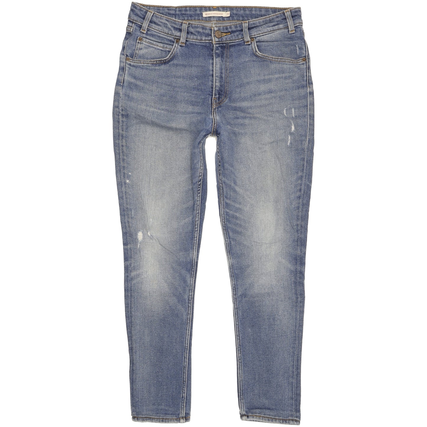 Levi's 721 Women Blue Skinny Slim Stretch Jeans W30 L27
