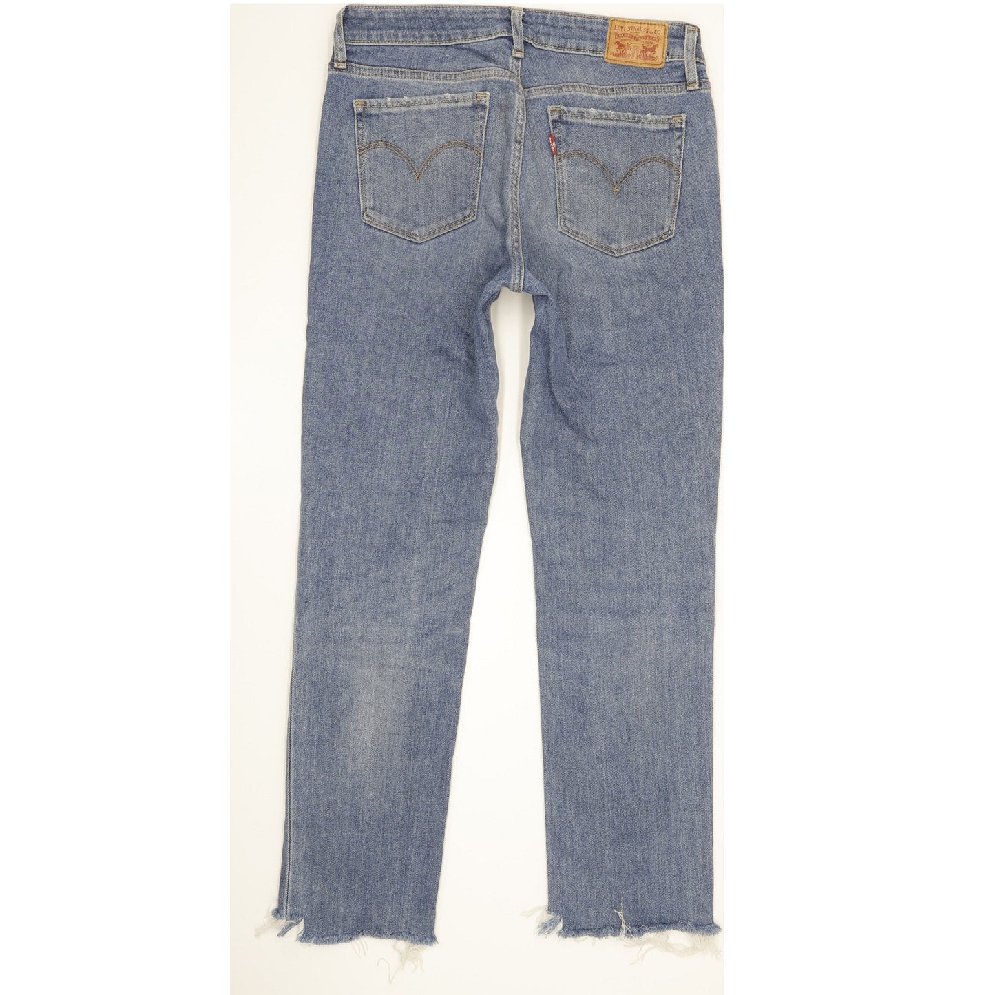 Levi's 712 Women Blue Straight Slim Stretch Jeans W27 L27