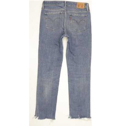 Levi's 712 Women Blue Straight Slim Stretch Jeans W27 L27
