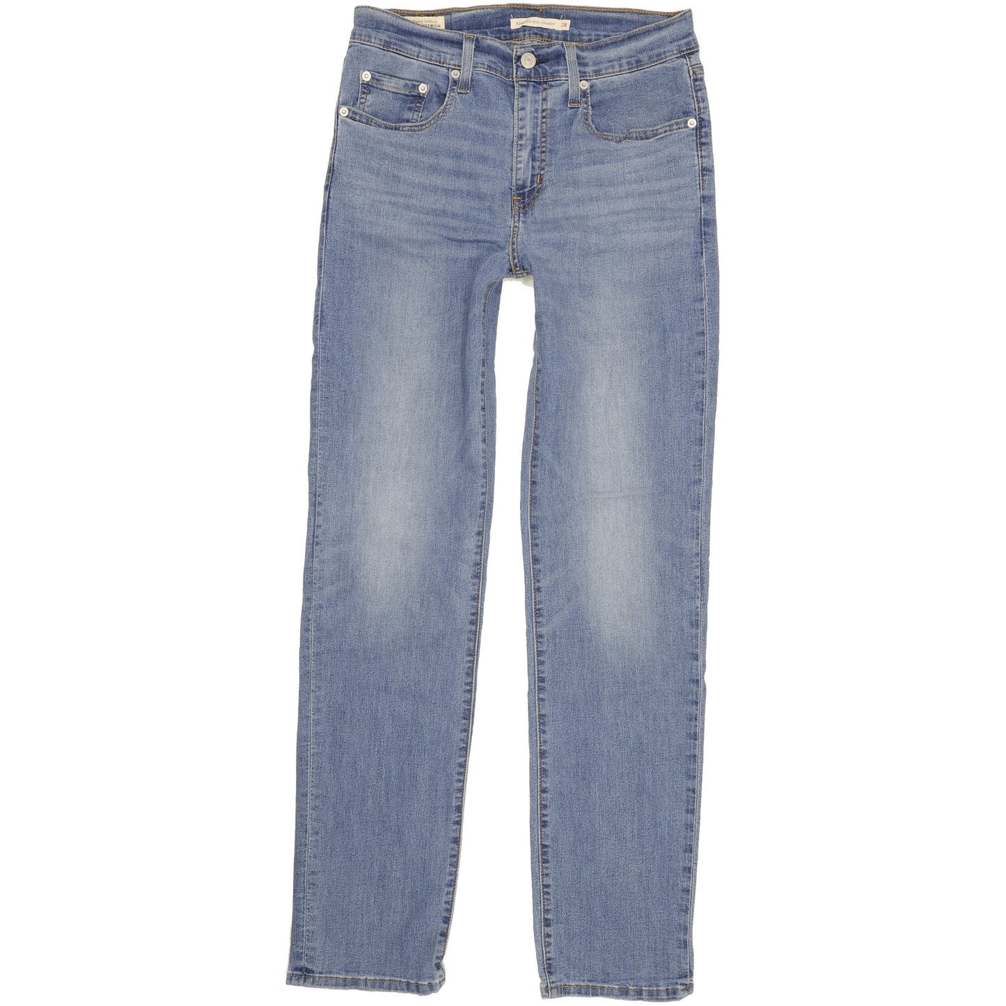 Levi's 724 Women Blue Straight Slim Stretch Jeans W28 L32