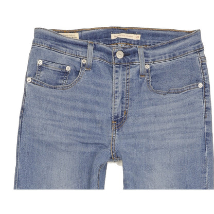 Levi's 724 Women Blue Straight Slim Stretch Jeans W28 L32