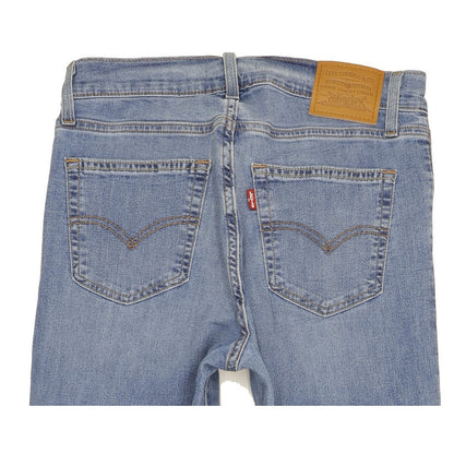 Levi's 724 Women Blue Straight Slim Stretch Jeans W28 L32