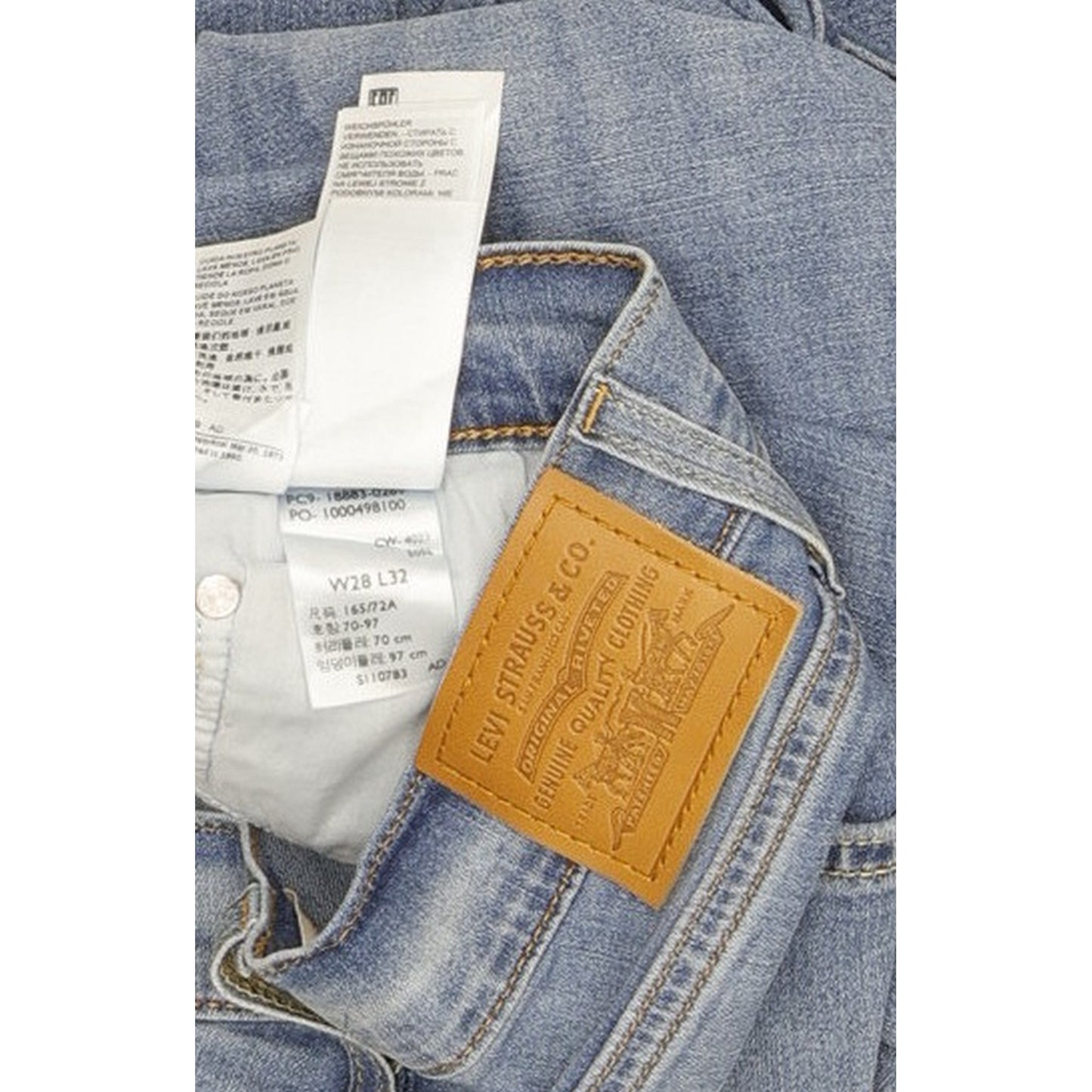 Levi's 724 Women Blue Straight Slim Stretch Jeans W28 L32