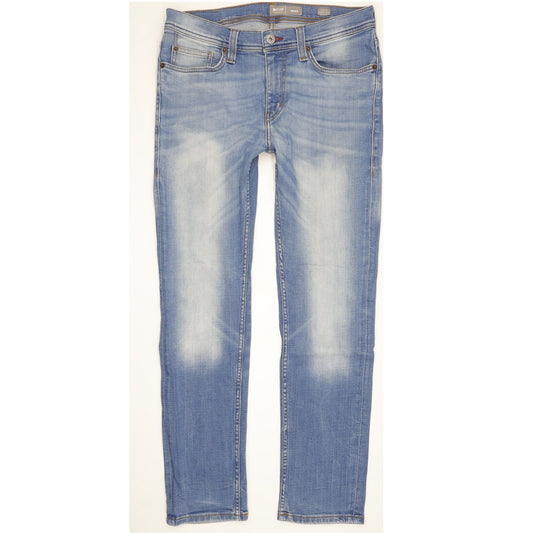 Mustang Vegas Men Blue Straight Slim Stretch Jeans W32 L30