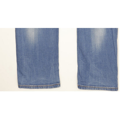 Mustang Vegas Men Blue Straight Slim Stretch Jeans W32 L30
