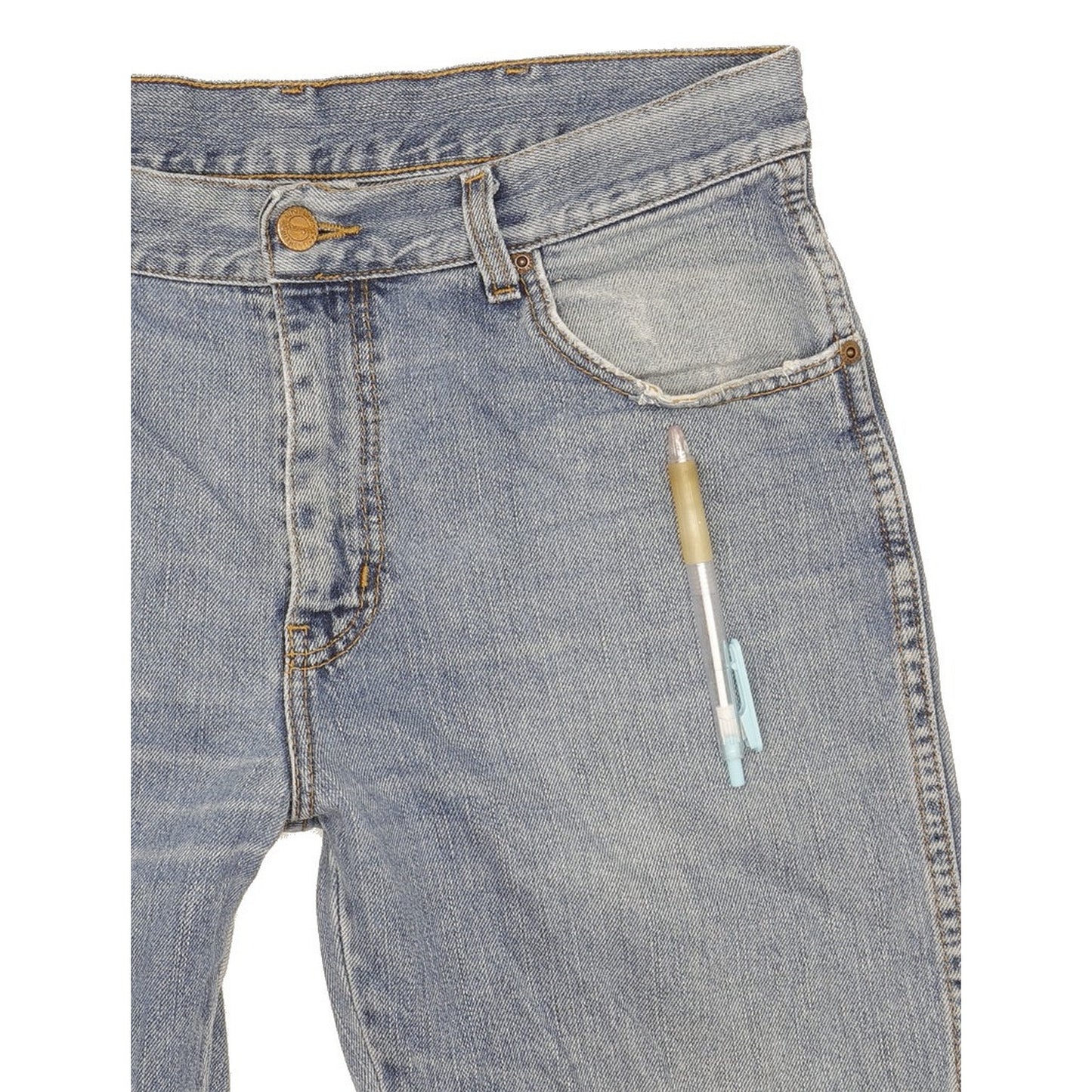 Wrangler Texas Men Blue Straight Regular Jeans W32 L32