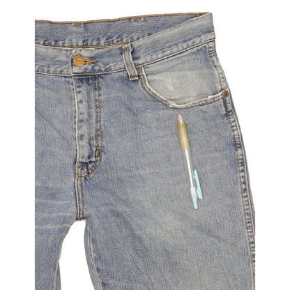 Wrangler Texas Men Blue Straight Regular Jeans W32 L32