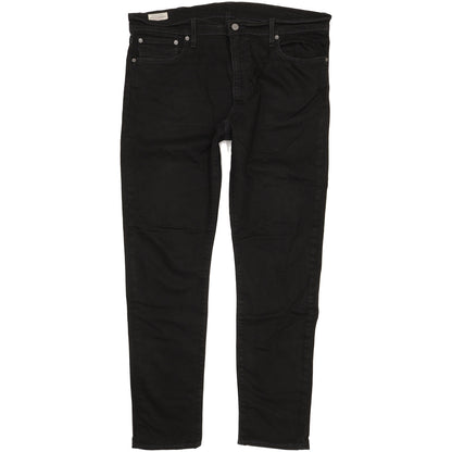 Levi's 512 Men Black Tapered Slim Stretch Jeans W38 L31