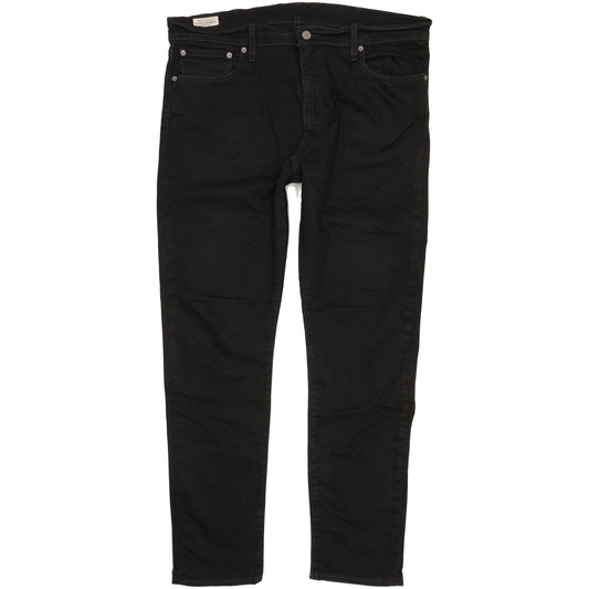 Levi's 512 Men Black Tapered Slim Stretch Jeans W38 L31